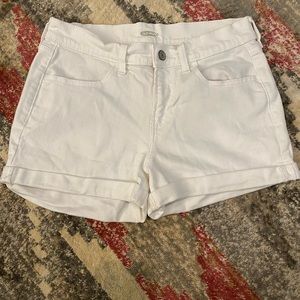 Old navy size 4 white denim shorts